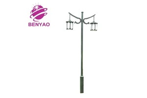 High Quality Metal Pole Antique Garden Lamp For Lighting