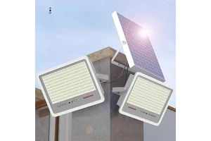 96/140/216 LED Solar Lamp Outdoor Courtyard Lighting Induction Street Light Waterproof Ultra Brightness High-power Floodlight