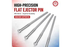 Flat Ejector Pin SKD61 Fully Hardened High Temperature Resistant Custom Square Flat Thimble For Precision Plastic Injection Mold