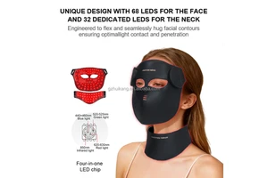 Fitkang OEM Wholesale LED Face Mask Light Therapy 8 Color Skin Rejuvenation Therapy LED Photon Mask Light Facial Anti Aging