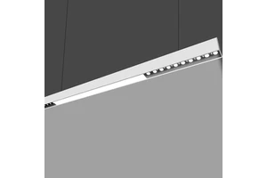 Office Linear Led Chandeliers Pendant Lights 45w 1060mm Linear Led Light Housing Suspended Light Surface Mounted