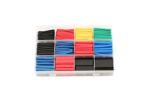 140pcs Heat Shrink Tube Kit Assorted Sleeving Tube Wrap Cable Wire Kit for DIY