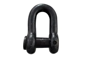 High Quality China Manufacturer Powder Coated Black Anchor US Type Chain Shackle for Mining and Lifting