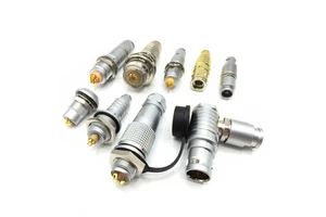 RealRun Circular Connectors Series 2/3/4/5/6/7/9 Core IP67 Waterproof Push Pull Self Locking 260C Heat Resistant 2.5m