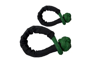 10mm 11mm12mm UHMWPE Soft Shackle with Protective Sleeve for Off-road Vehicle