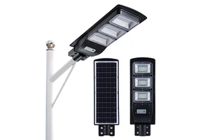 Solar Powered Outdoor LED Street Light with Motion Sensor 20W/40W/60W LED 120 Beam Angle 2-Year Warranty