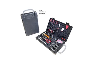 146 Pieces All-in-One Manual Hardware Tool Kit High Quality Carbon Steel Professional Hand Tool Set in Molded Storage Case