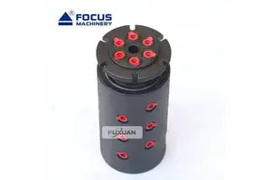 6 Channel Hydraulic Multiple Channel Swivel Joints High Pressure Air Oil Multi-Passages Rotary Unions
