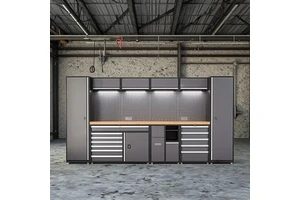 Customized OEM Modular Wheeled Heavy-Duty Cold Rolled Steel Combination Tool Cabinet Drawers Durable Garage Workshop Storage