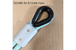High Quality Black Plastic Thimble Protective Rope for 8-12mm Rope
