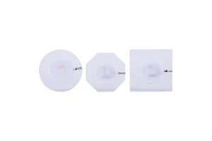 Cross-Border Wholesale American-style LED Light-Up Rechargeable Transparent Colorful Ultra-Thin Coaster Cup Atmosphere Light