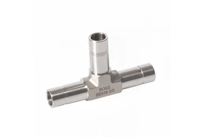 Stainless Steel Double Ferrules Tube Unions Port Tee Tube Fitting 1/8" to 11/2"