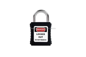 25mm Safety Padlocks Nylon Lock Case Short Shackle Padlock for Lockout KD KA