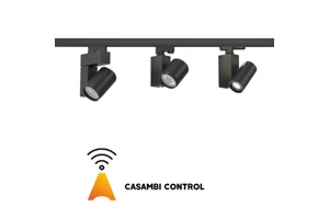 Modern Motorized COB LED Track Lights Rail System 10-50 Zoom Beam Angle 2700K-6500K Color Temperature High CRI 95 Commercial Use