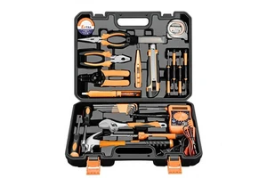 30 Piece Electrician Tool Kit Digital Multimeter Pliers Screwdriver Soldering Iron Set Hard Case Professional Electrical Repair