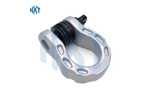 OEM / ODM Acceptable Rigging Drop Forged Galvanized Carbon Steel Anchor Bow Shackle with Safety Bolt Pin