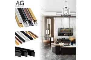 Architectural Aluminum Alloy Wall Panels Integrated LED Lighting-Durable Eco-Friendly Decorative Shadow Gap Effects for Modern