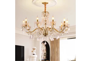 Home Modern Furniture Decor Crystal Pendant Lamp Decor Lamp Table Room Led Lighting Decorative Luxury Chandelier Light