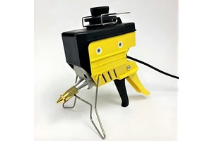 MS80 Pneumatic One Side Continuously Heats Hot Melt Glue Spray Gun for Bottle Packaging Foil