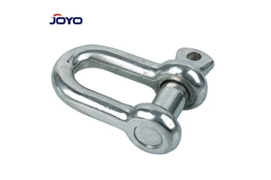 D Shackle,High Quality Riggings M20 M25 16MM D Type Galvanized European Screw Pin D Shackle,ISO9001:2015,CE