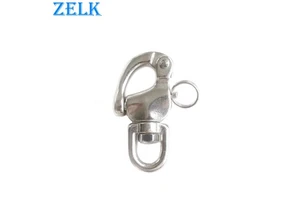 High-Polished Stainless Steel Eye Swivel Snap Shackle for Marine and Mining Hardware Applications