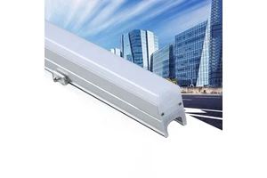 12W Outdoor Aluminum Exterior Linear Wall Washers Lights Square LED Contour DMX512 Architectural Facade Lighting IP66 Landscape