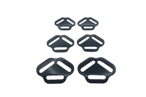 New Style Custom 15mm 20mm 25mm metal aluminum triangle buckle