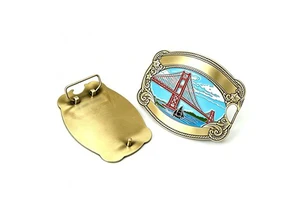 Customized Soft Enamel Metal Belt Buckle, Retro Carved Western Style Belt Buckle, Souvenir Decoration Belt Accessories Gift