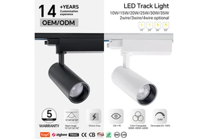 Multi Power 10W 15W 20W 25W 30W 35W Ra90 Triac Dimmable Track Light Factory Custom Goods CE SAA RoHS Led Track Light