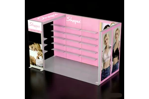 Custom Fashion Quick Build Tradeshow Cute Booth Exhibition Booth Trade Show Display Stand Exhibit Modular Seg Light Box Portable