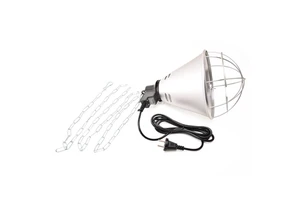 Simple Clamp Lamp Light with Aluminum Reflector E27 Socket No Bulb Included