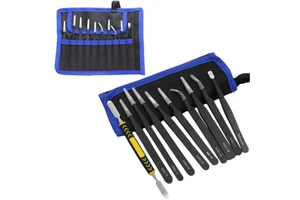 10Pcs/set Anti-static Maintenance Tools Industrial Precision Curved Straight Tweezers Repair Tools Repair and Care Tool Kit