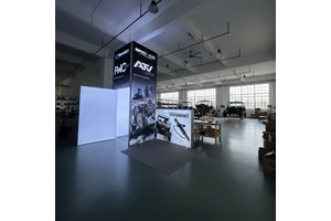 Retail Modular Aluminum Profile Lightbox Backlit Display for Store Promotions Product Launches Brand Activation Events