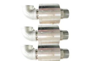 Custom Stainless Steel Rotary Joint Long Life High Precision M5 G1/8 G3/8 G1/2 Connector Pneumatic Hydraulic Rotary Union