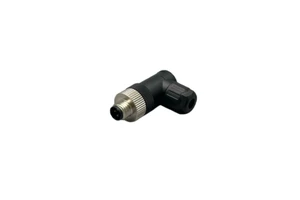 BAYMRS 3 Pin M8 Circular Connector 90° Male/Female Screw Terminals a Code Connectors