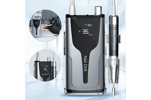 Factory Hot Sale 45W Strong Power Electric Brushless Nail Drill Machine 35000 Rpm Professional Rechargeable Nail Drill