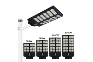 600W 800W 1000W 2000W All in One Integrated Solar Street Light With Remote Motion Sensor LED Solar Street Lights