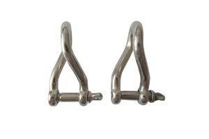 Twist Shackle Marine Grade Stainless Steel Straight Dee Shackle Nice Price
