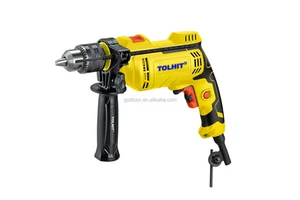 110v 220v 850w 13mm High Quality Variable Speed Reverse Yellow Cordless Hand Drill Machine Electric Power Hammer Impact Drill