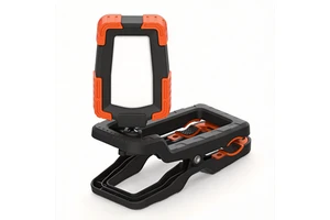 Portable LED Clip Light Firm Grip Base 360 Horizontal Swivel Flexible Lighting Easy Transport