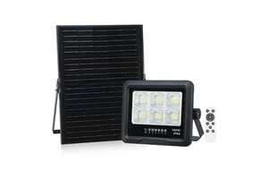 CHZ Heavy Duty Solar Powered Floodlight 100W Equivalent for Billboard Lighting