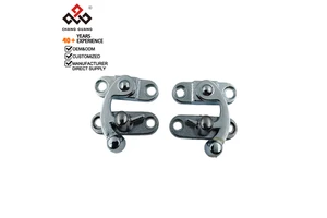 High Quality Solid Zinc Alloy Hasps Agraffe Door Buckle Hook Decorative Latch Lock Portable Lightweight For Small Gift Wood Box