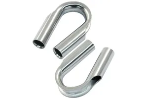 Premium M6/M8/M10 Stainless Steel Wire Rope Hardware Rigging Tube Cable Thimbles High Quality Product Category