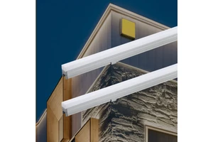 Outdoor Rectangular LED Contour Light Aluminum Construction Matte White Finish RGBW 3000K-6000K Color Temp IP67 Rated DC24V