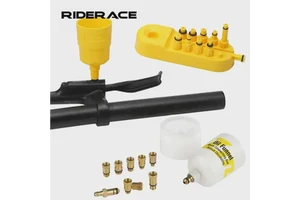 RIDERACE Hydraulic Disc Brake Mineral Oil Bleed Kit Bike Oil Bleed Adapters Filling Joint Tools Cycling Repair Tool for SHIMANO
