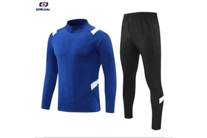 Custom New Soccer Jerseys High Quality Long Sleeve Long Pants Soccer Tracksuit Soccer Tracksuits for Men Football Tracksuit