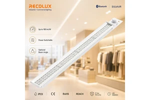 OEM LED Batten Luminaire Custom Beam Angle Linear Light Fixture for Commercial and Industrial Use