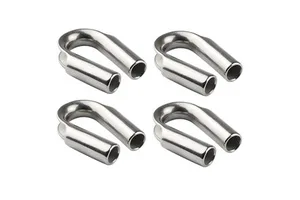High Quality M6/M8/M10 Stainless Steel Wire Rope Hardware Rigging Tube Cable Thimbles Premium Product Category