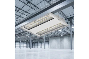 Warehouse Garage Industrial LED High Bay Light 100W-300W CCT Tunable Dimmable IP65 Aluminum