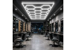 Popular Super Brightness Hexagon Light for Auto Detailing Car Wash Studio and 4S Shop Garage Workshop